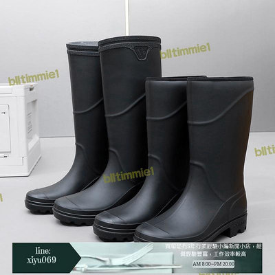 現貨：：rain boots men's models waterproof shoes shi雨靴男款專供