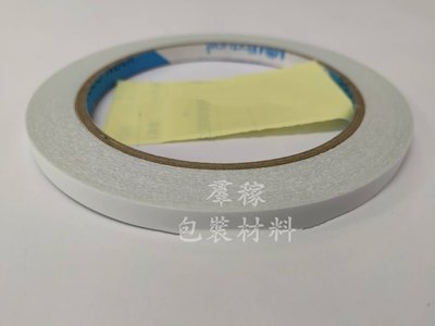 【羣稼包裝材料】5mm*20Y 雙面膠帶 粘性雙面膠 無痕雙面膠帶 透明雙面膠