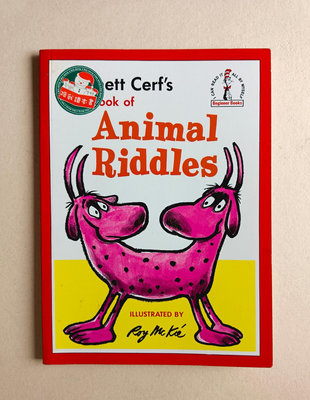 英文童書繪本 Animal Riddles 《Beginner Books》原價280元 書況優