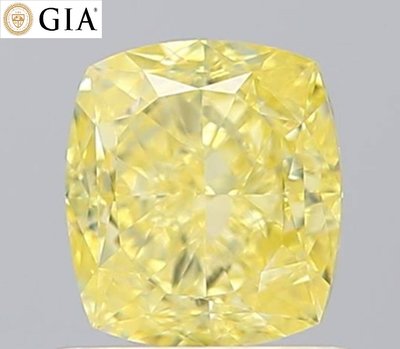 【台北周先生】天然Fancy Intense Yellow正黃色鑽石1.01克拉 淨度IF Even 璀璨耀眼 送GIA