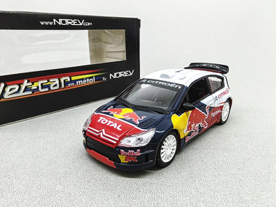 汽車模型 車模 收藏模型諾威爾 1/43 雪鐵龍 C4 WRC #1 拉力賽車合金模型 CITROEN