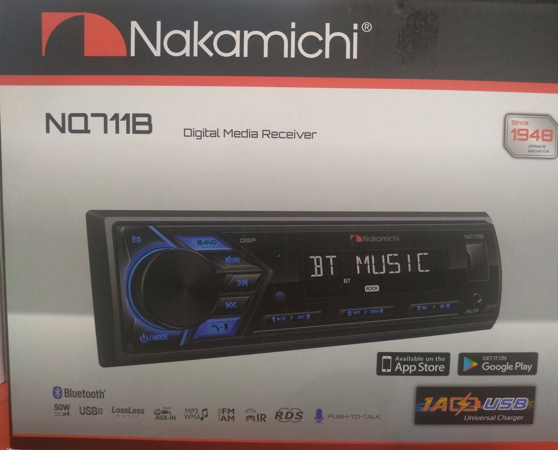 Nakamichi 711b 藍芽 Usb Aux Am Fm Iphone Android 無碟音響主機 Yahoo奇摩拍賣