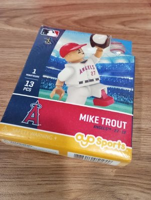 Mike Trout OYO Mini FiguresTROUT MLB積木公仔 LEGO-compatible
