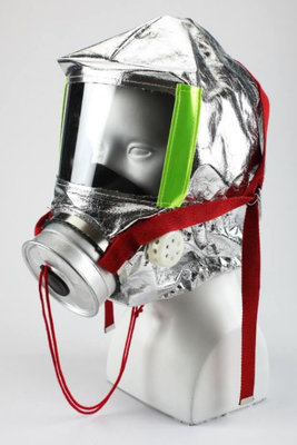 【含稅-可統編】防煙面罩 頭罩 緊急逃生面罩 PSM-CO型(濾毒罐型) 防火材質 火場逃生 消防安檢