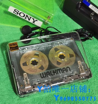 現貨索尼EX900 隨身聽 Walkman Sony磁帶機隨身聽 網紅透明款經典版簡約