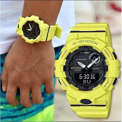 直購#CASIO 卡西歐手錶 G-SHOCK GBA-800-9A 三軸加速傳感智慧藍芽手錶 運動手錶 潛水錶 附