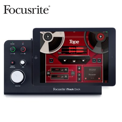 小叮噹的店- IPAD 錄音介面 Focusrite ITrack Dock 錄音界面