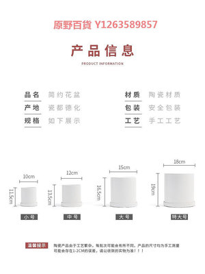 簡約圓柱ins北歐風帶托盤室內沙漠植物現代創意陶瓷多肉花盆批發