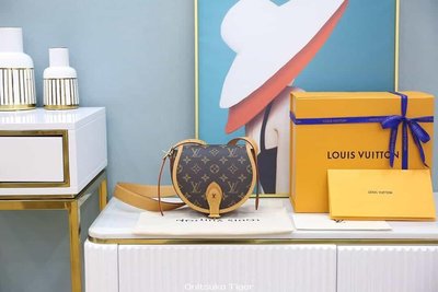 二手Louis Vuitton LV Tambourin老花馬鞍包 M44860