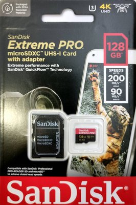 【二手雜貨鋪】SANDISK Extreme PRO 128G microSDXC(SDSQXCD-128G)沒用便宜賣