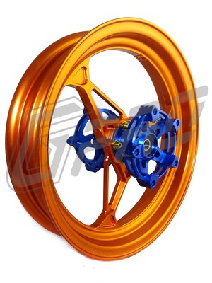 【G-PRO 鋁合金輕量化鍛造輪圈】GPRO 兩件式專利鍛框 『橘』鋁框 鍛框 輪圈 輪框 機車 速克達
