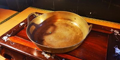日本製日本料理天婦羅油炸專用純銅鍋油炸鍋鐵鍋法國Mauviel