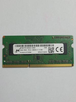 美光 三星 4G 1Rx8 RAM DDR3L-1600  PC3L-12800S 筆電記憶體 1.35V 低電壓 nb 現貨