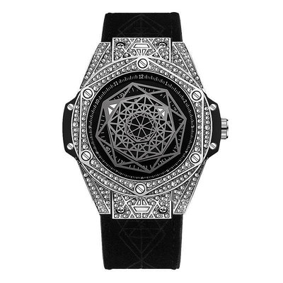 男士手錶 三達新款7033男款鑲鉆幾何錶盤夜光防水男士創意石英腕錶廠家批發