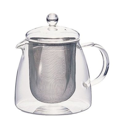 日本製Hario耐熱玻璃壺(CHEN-70) 700ml 花茶壺 泡茶壺  (附不鏽鋼網子）