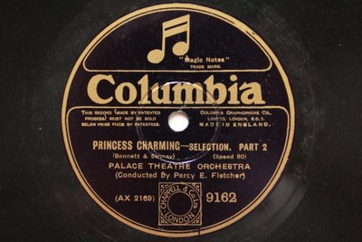 輕歌劇 Princess charming 78轉 蟲膠唱片 電木唱片