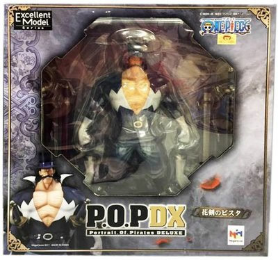 日本正版 POP 海賊王 航海王 NEO-DX 花劍 比斯塔 模型 公仔 日本代購