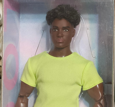 收藏型芭比娃娃Barbie Looks第四輯#25黑人肯尼娃娃Ken/超級可動關節體/瑜伽體/全新現貨
