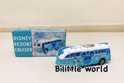 *B' Little World * [現貨]東京迪士尼園區限定/冰雪奇緣公車tomica(盒況不佳)/東京連線