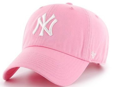 現貨 美國帶回 YANKEE 洋基 47 運動風 明星同款 棒球帽 粉紅 運動帽 鴨舌帽 潮帽