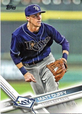 ^.^飛行屋(全新品)MLB 美國職棒-坦帕灣光芒隊-球員卡#551 Matt Duffy(棒球卡)
