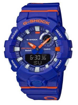 【萬錶行】CASIO G  SHOCK  G-SQUAD 系列潮流撞色智慧藍芽手錶   GBA-800DG-2A
