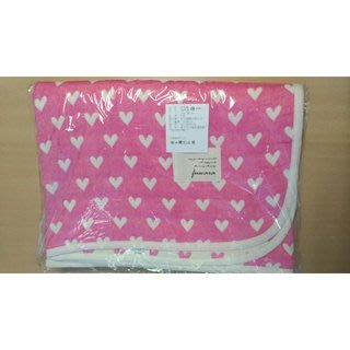 全新 日本製 fuwara 三河木棉 140cm*100cm 六層紗布被 愛心 桃粉 粉紅 六層紗 毛巾 六重紗 蘑菇被