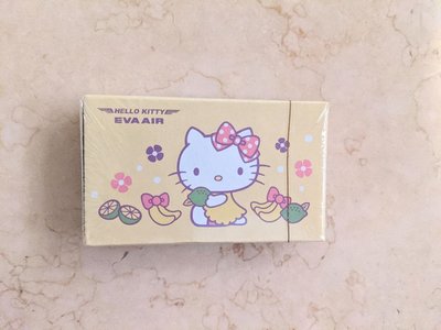 Hello Kitty EVA AIR 撲克牌-全新未拆封(黃色水果版)