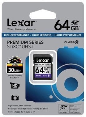 LEXAR SD卡 64G 記憶卡 內存卡 200X 30M C10 雷克沙