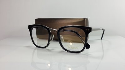 PAUL HUEMAN 光學眼鏡 PHF-5104A-C5(黑-銀) 韓國潮框。贈-磁吸太陽眼鏡一副