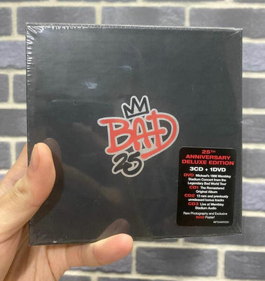 易匯空間 3CD DVD 邁克爾 杰克遜 Michael Jackson Bad 25周年 豪華版985