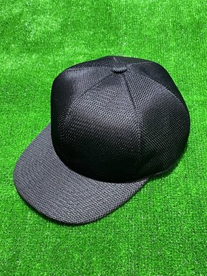 棒球世界榮華製帽全封棒壘網帽黑色特價
