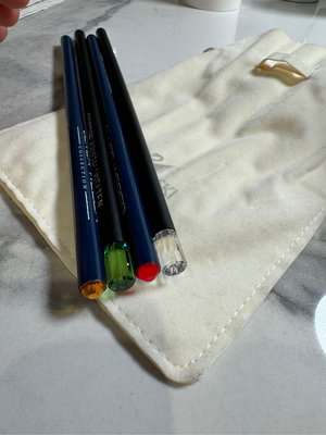 2隻 施華洛世奇swarovski 聯名鑲鑽鉛筆+2隻oliver weber 鑲鑽鉛筆 4隻一起賣