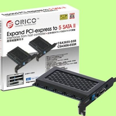 5Cgo【權宇】ORICO csa3656-es5r 陣列卡 SATA+eSATA RAID 0 1 3 5 10 含稅
