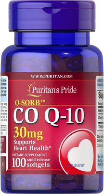 輔助特價Puritan's Pride輔酶 CO-Q10（30mg*100粒）