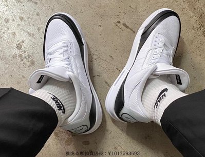 Air Jordan 3 Fragment AJ3 黑白 閃電 藤原浩 百搭 氣墊 低筒 籃球鞋 DA3595-100男