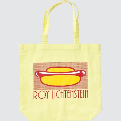 uniqlo Roy Lichtenstein 印花環保購物袋 M 或 L 兩種尺寸任選 特價:300元 產品如圖所示