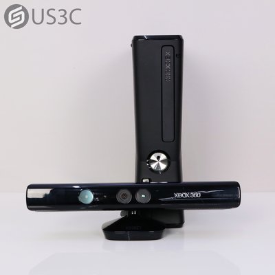 【US3C-高雄店】微軟 Microsoft Xbox 360 S 4G + Kinect 感應器 家用遊戲機 電玩主機 體感遊戲