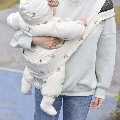 Baby Outdoor Gear 第二代 分叉背帶 外出簡易式斜背巾/幼兒抱抱巾/斜抱嬰兒帶/簡易背巾/嬰兒斜挎背带