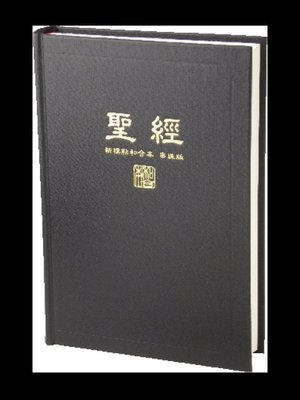 【中文聖經新標點和合本】CUNPCS073A 神版 橫排型 串珠聖經  黑色硬面白邊