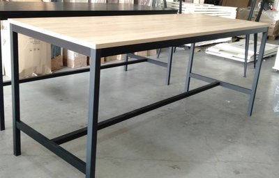 【萊夫家居】HJS-731-1：系統6尺吧台桌【台中家具】高腳桌 會議桌 餐桌 工作桌 低甲醛E1系統板 台灣製造