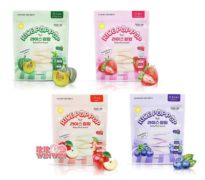 *玟玟*韓國 AGA-AE 益生菌寶寶米餅20g(南瓜、草莓、藍莓、蘋果)4個口味可選