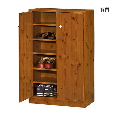 【在地人傢俱】22 輕鬆購-BD010型柚木色2尺有門組合鞋櫃/多功能置物櫃/收納櫃~DIY GD394-4
