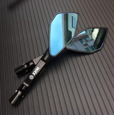 適用  迪爵 JET SR 125 DRG  改裝鋁合金後視鏡電機桿端鏡 後視鏡 摩托車側鏡後照鏡~鴻藝車品