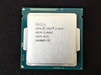 【含稅】Intel Core i3-4350T 3.1G 1150 雙核四線超低功耗35W 正式CPU一年保HD4600