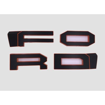 汽車配件 FORD字母适用于福特ranger猛禽中网T8 XL XLT LARIAT 2019-2021 FORD字母
