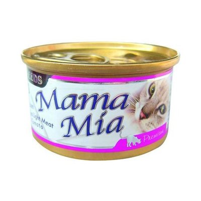 SNOW的家【訂購】聖萊西 Seeds MamaMia 貓餐罐-雞肉+白身鮪魚+蕃茄85g (80040513