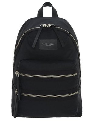 美國名牌MARC JACOBS Backpack專櫃新款黑色防水尼龍後背包書包(大款)現貨在美特價$6580含郵