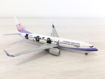 中華航空 飛機模型 金屬材質 波音 Boeing 737-800 民航機 客機 三熊友達號 彩繪機 1/400