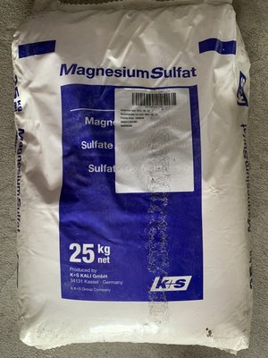 [樂農農] (化工原料) 德國原裝 K+S 無水鎂 25kg 無水硫酸鎂
